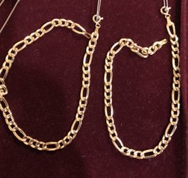 Men’s bracelets....gold 18K-750 ..8 inches / 20cm