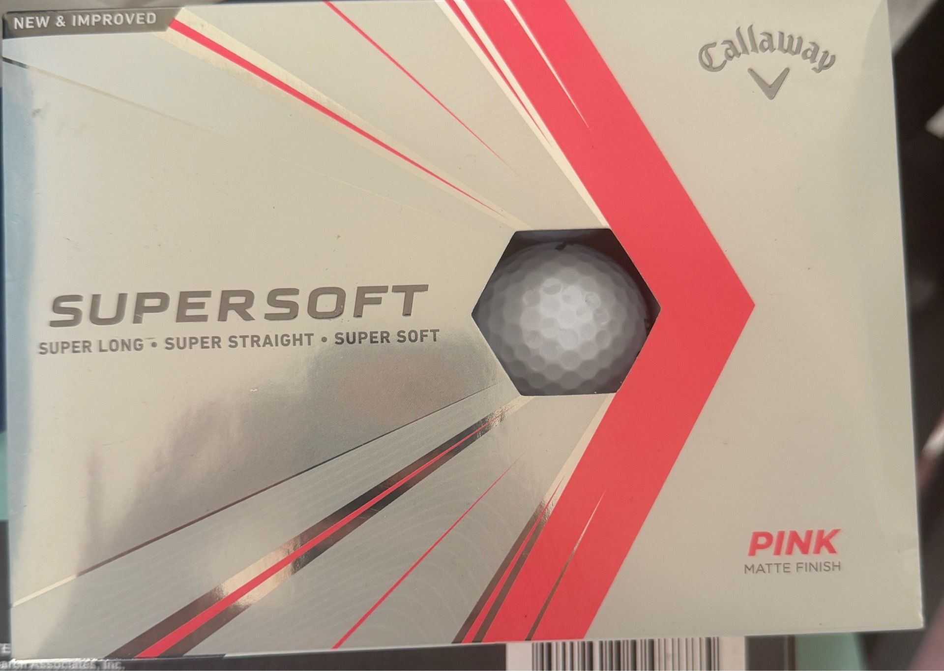 Callaway super soft, pink golf balls
