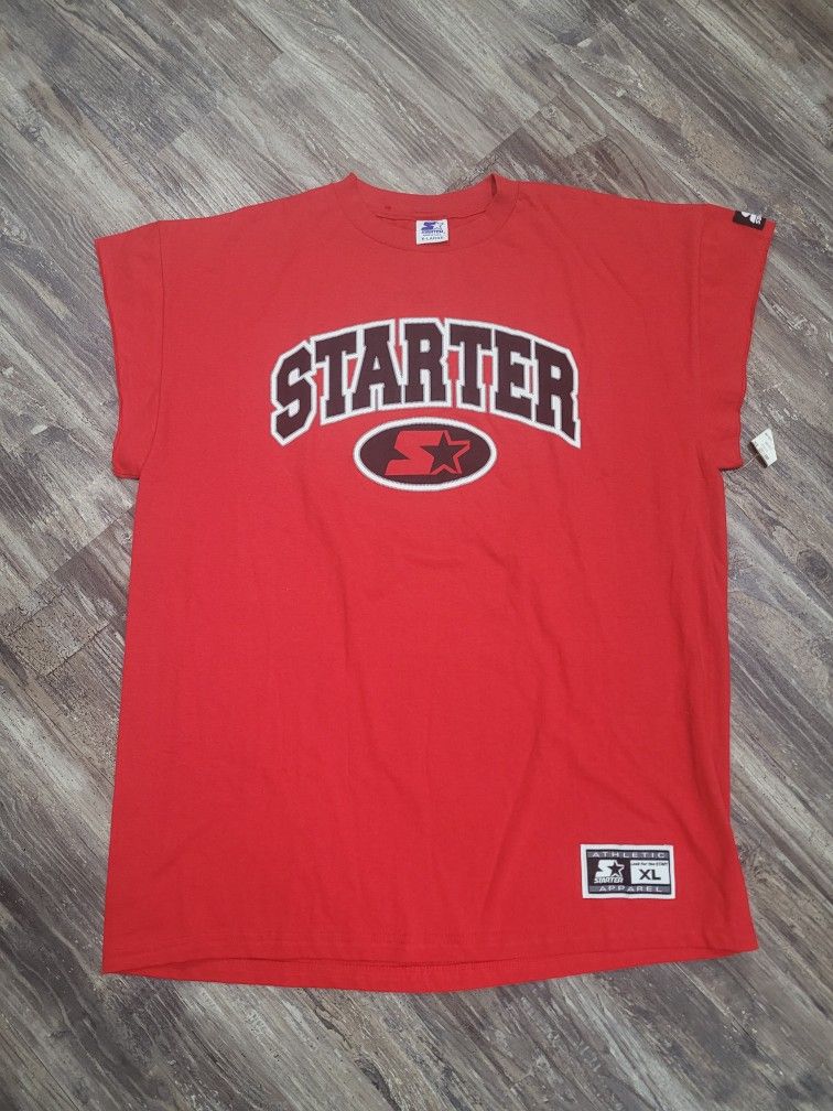 New authentic STARTER Athletic men's  logo T-Shirt Size XL