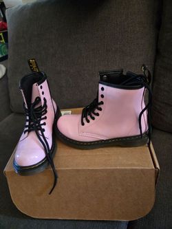 Kids Pink Doc Martins size 2