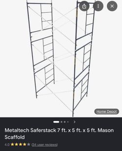 Scaffolding 3 tiers