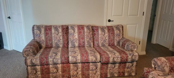 Matching Couch And Armchair- Used But Good Condition Thumbnail