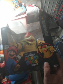 The Super Mario Bros. Movie Bowser Figure by Jakks