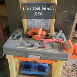 Kids Tool Bench With Tools And Goggles