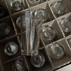 x168 Libbey Beer Pint Glasses 16 Oz