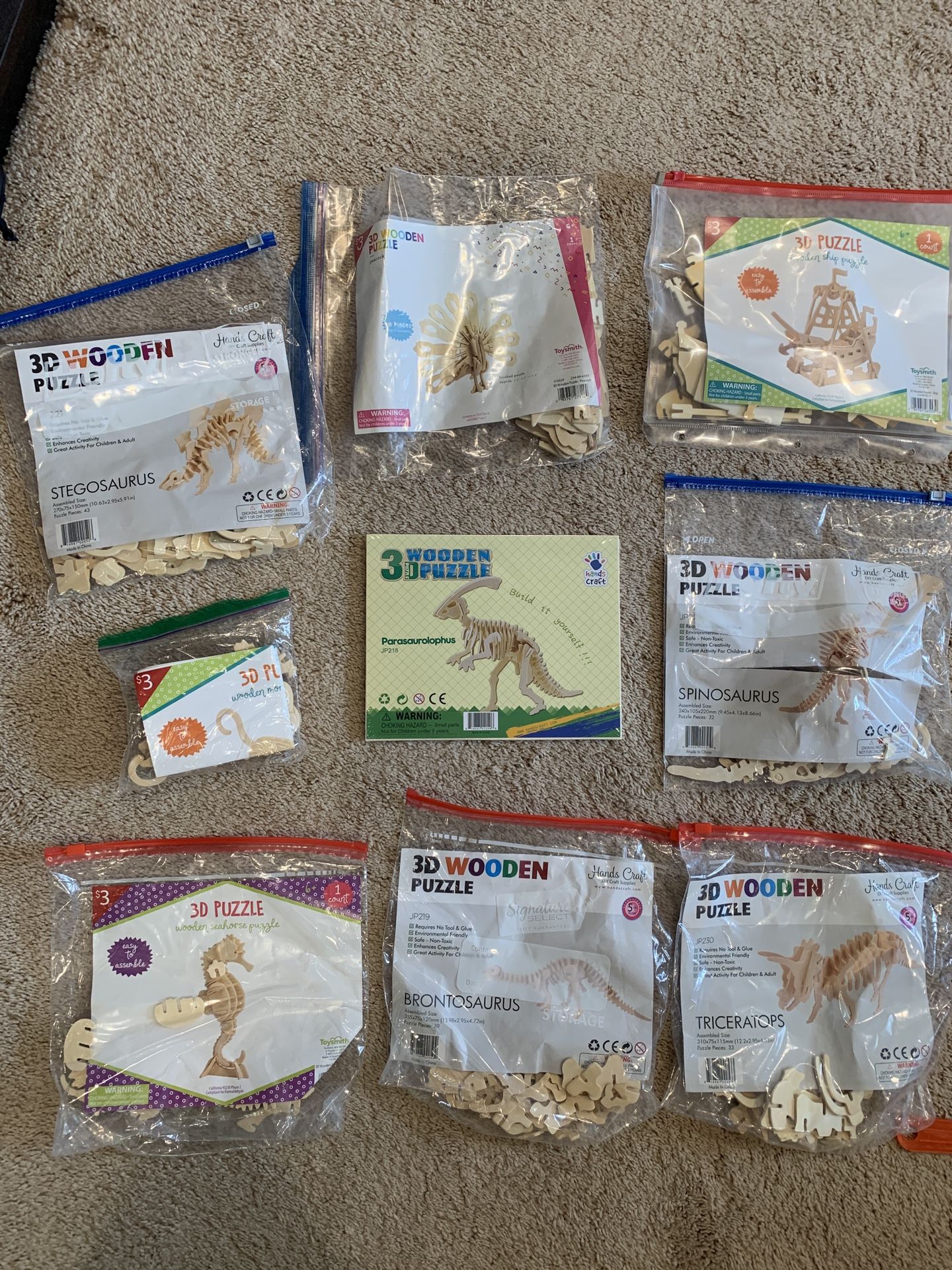 3-D Wooden Puzzles!