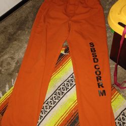 Orange Pants