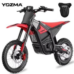 Yozma IN10 2600W Electric Dirt Bike for Adults, 40 MPH Electric Motorcycle with 48V 23.4Ah Battery, Full Hydraulic Brakes and Suspensions E Dirt Bike,