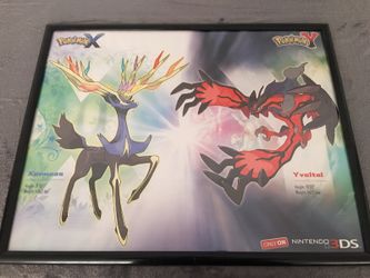 Pokemon Nintendo 3ds poster dual sided