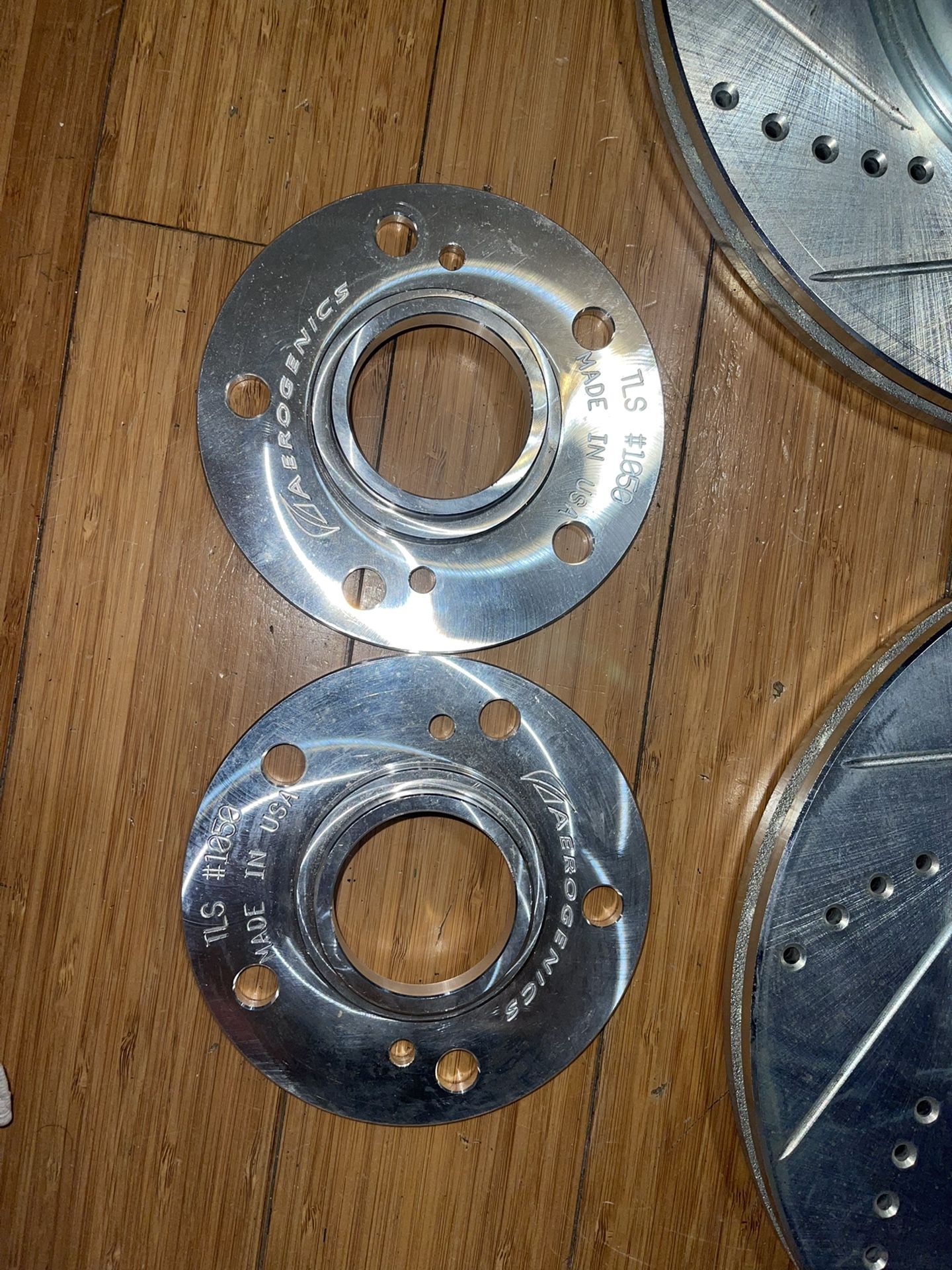 Aerogenics Acura TL-S Brembo Hubcentric Big Brake Kit Adapters With Front Rotors for 2006-2015 Honda Civic Si Coupe/Sedan FG2 FA5 FG4 FB6