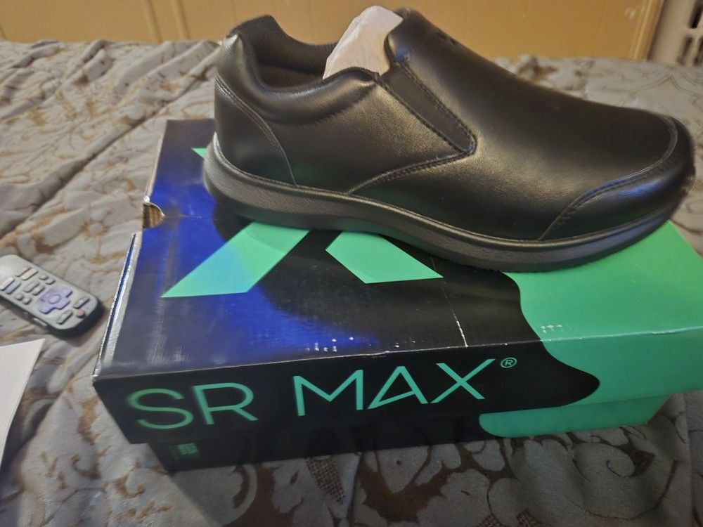 Brand New.. Women's 9 Black Slip On Work Shoes