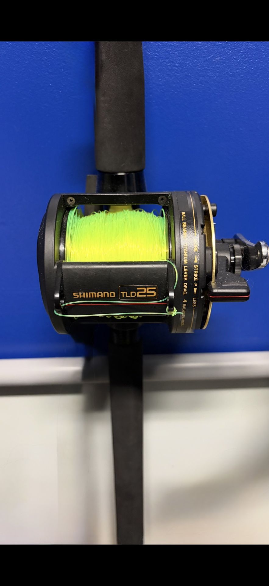 Shimano TLD25 Reel and Shimano 6ft Rod