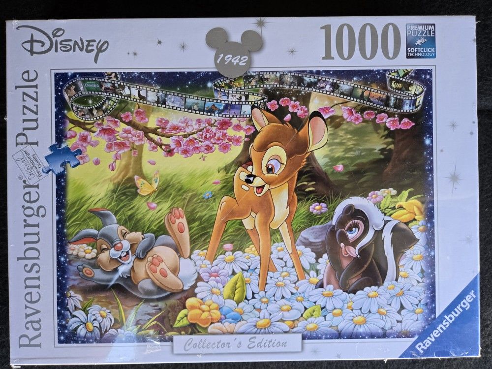 Ravensburger Disney Collector's Edition Bambi 1000 Piece Puzzle 27" x 20" 196777