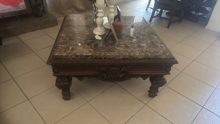 Marble table