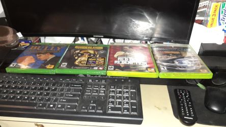 4 game bundle works with xbox one $65 firm No Sold separately 