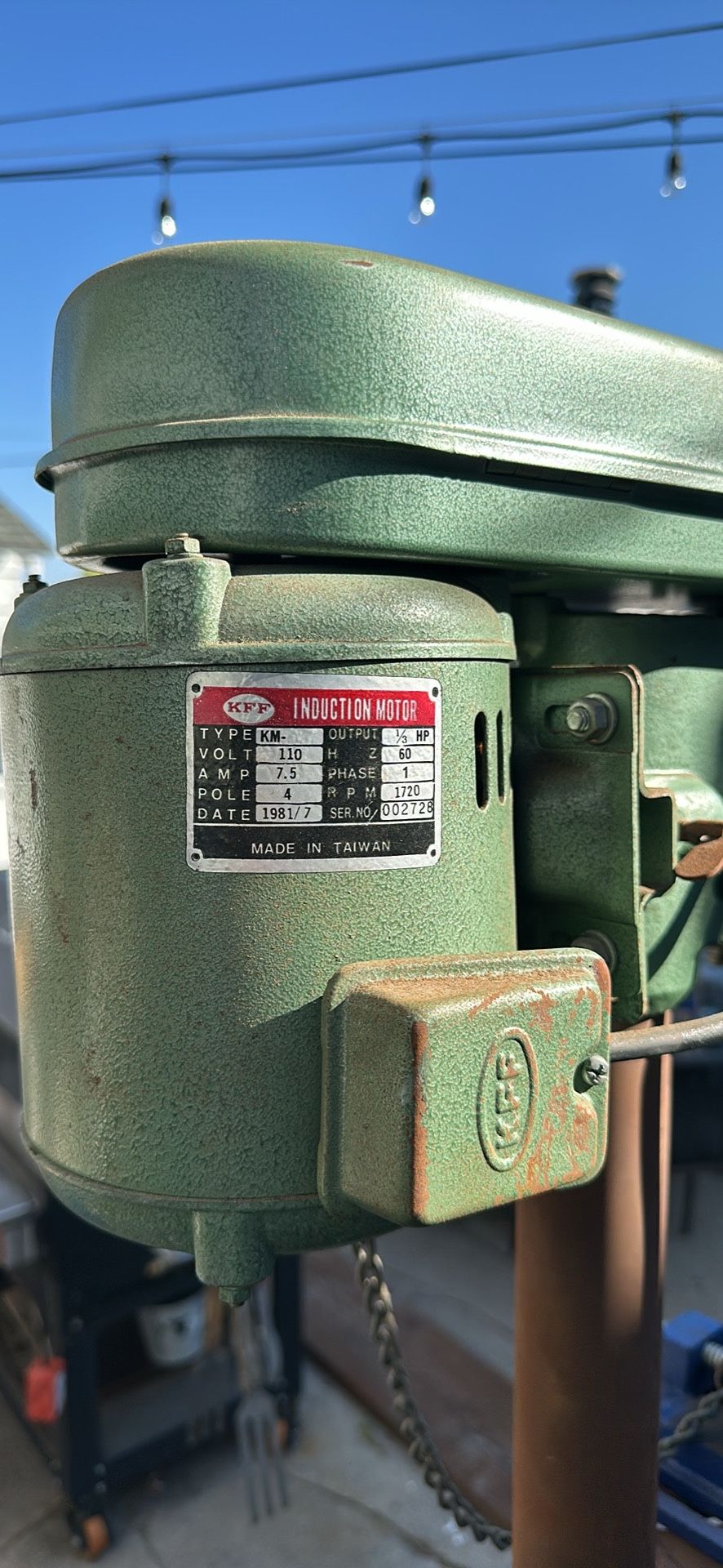 Industrial Type 5 Speed Drill Press