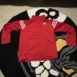 Red Adidas Zip Up Limited Edition(BOY SIZE)