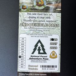 Adventure Pass National Forest Parking