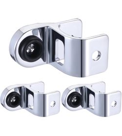 3 Pack Bathroom Stall Door Latch Bathroom Partition Hardware Bathroom Stall Lock Die Cast Zamac Bracket for 1-1/4 Inch Doors @C1-519