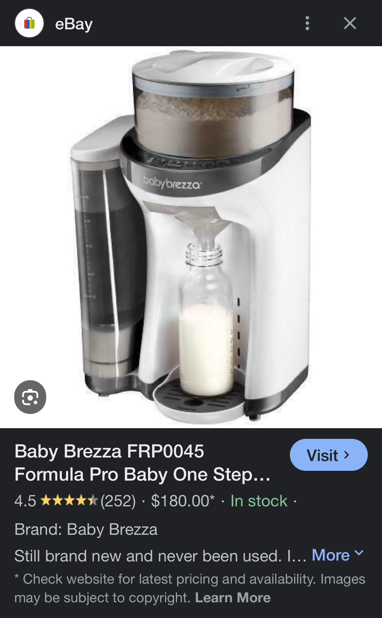 Baby Brezza Formula Pro
