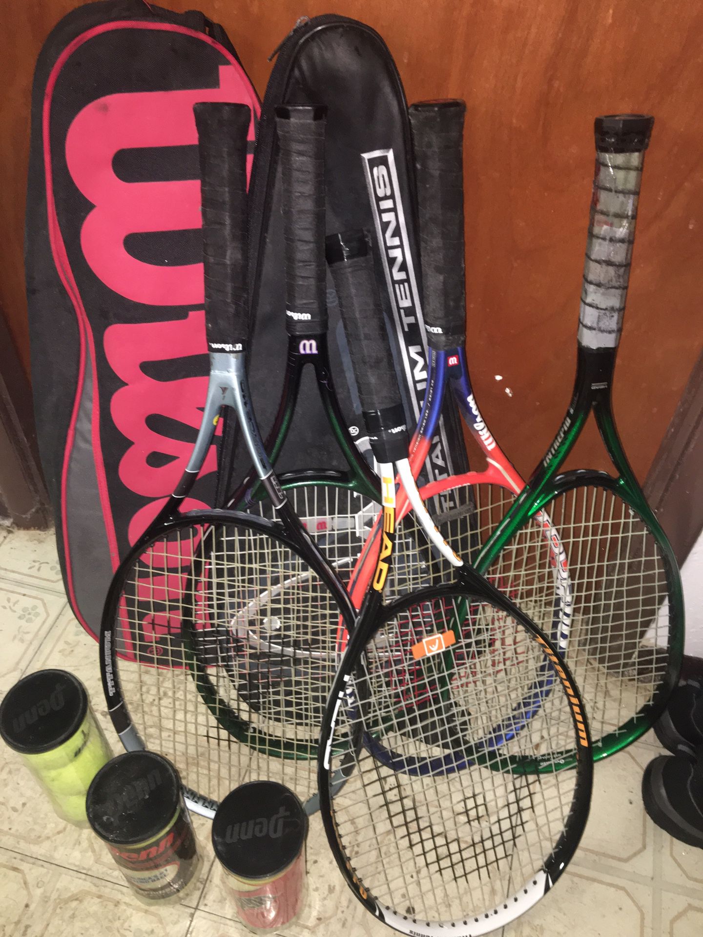 Tennis rackets for sale moving need gone asap