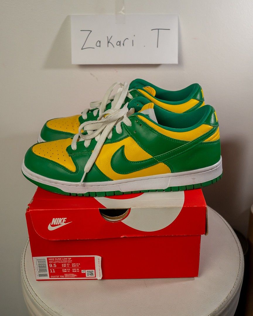 Nike Dunk Low Brazil Size 9.5 For Trade Condition 8.5/10