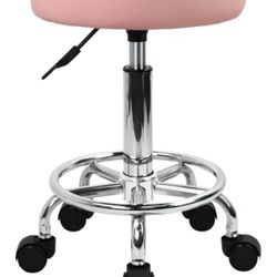 Pink Swivel Stool