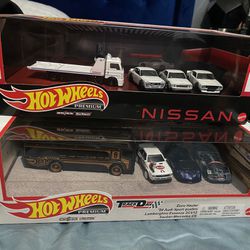 Hotwheel Premium Sets Nissan and Trackday 
