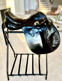 Hastillow Competition Saddle, PROFLEX Edition, All-Purpose, 17½ inch, Black