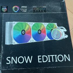 White 360mm AIO | ID-COOLING Zoomflow 360x Snow Edition