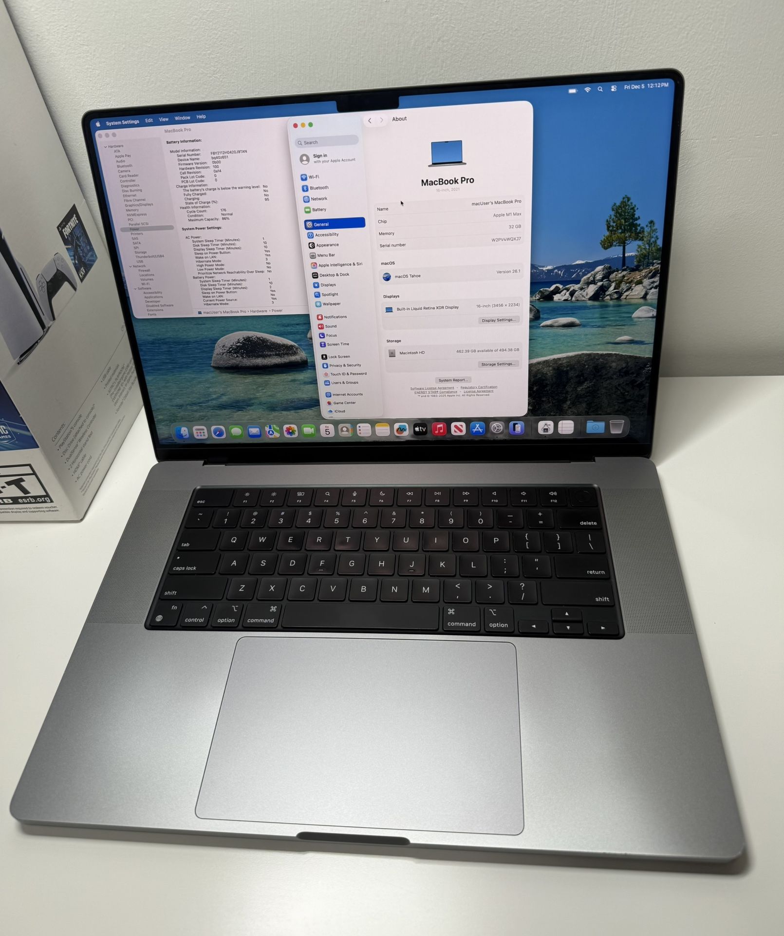 MacBook Pro 16 M1 MAX 32Gb 512Gb + 140W