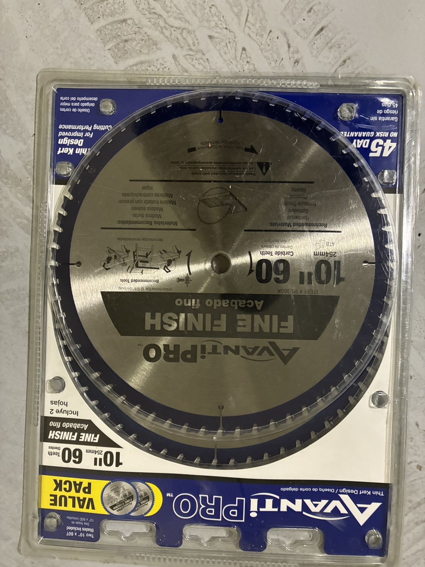 Avanti Pro circular / miter saw blades (new, packaged)