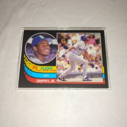 Perfect Mint 1991 Ken Griffey Jr. Baseball Card - Fleer All-Star Team #7