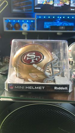Riddell mini 49ers helmet