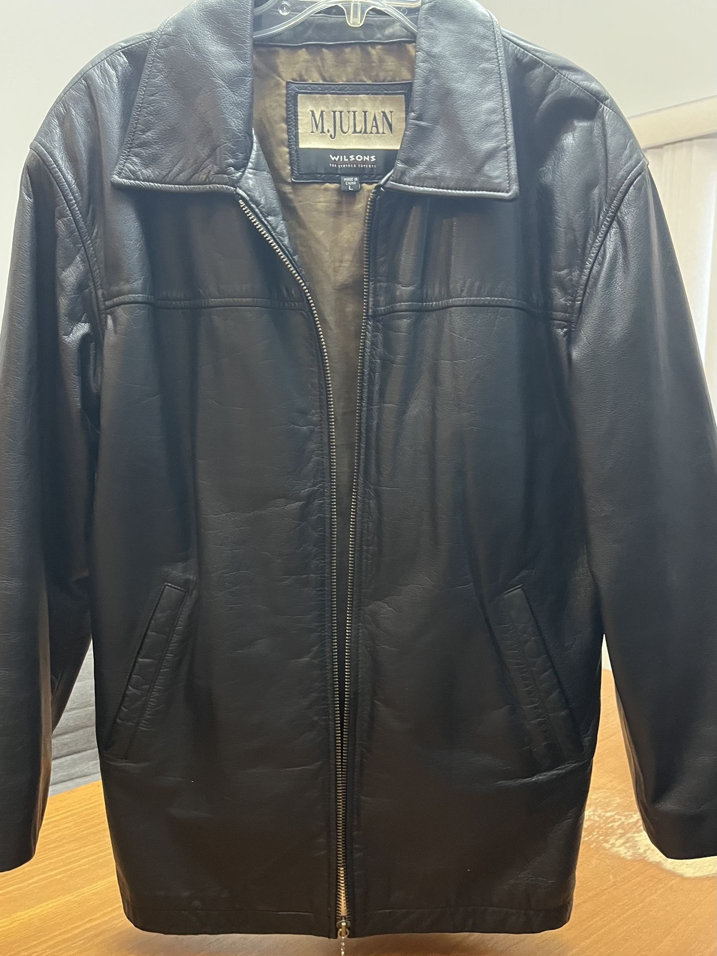 Men’s Leather Jacket- Large