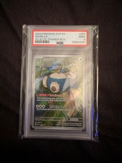 Psa 9 svp snorlax