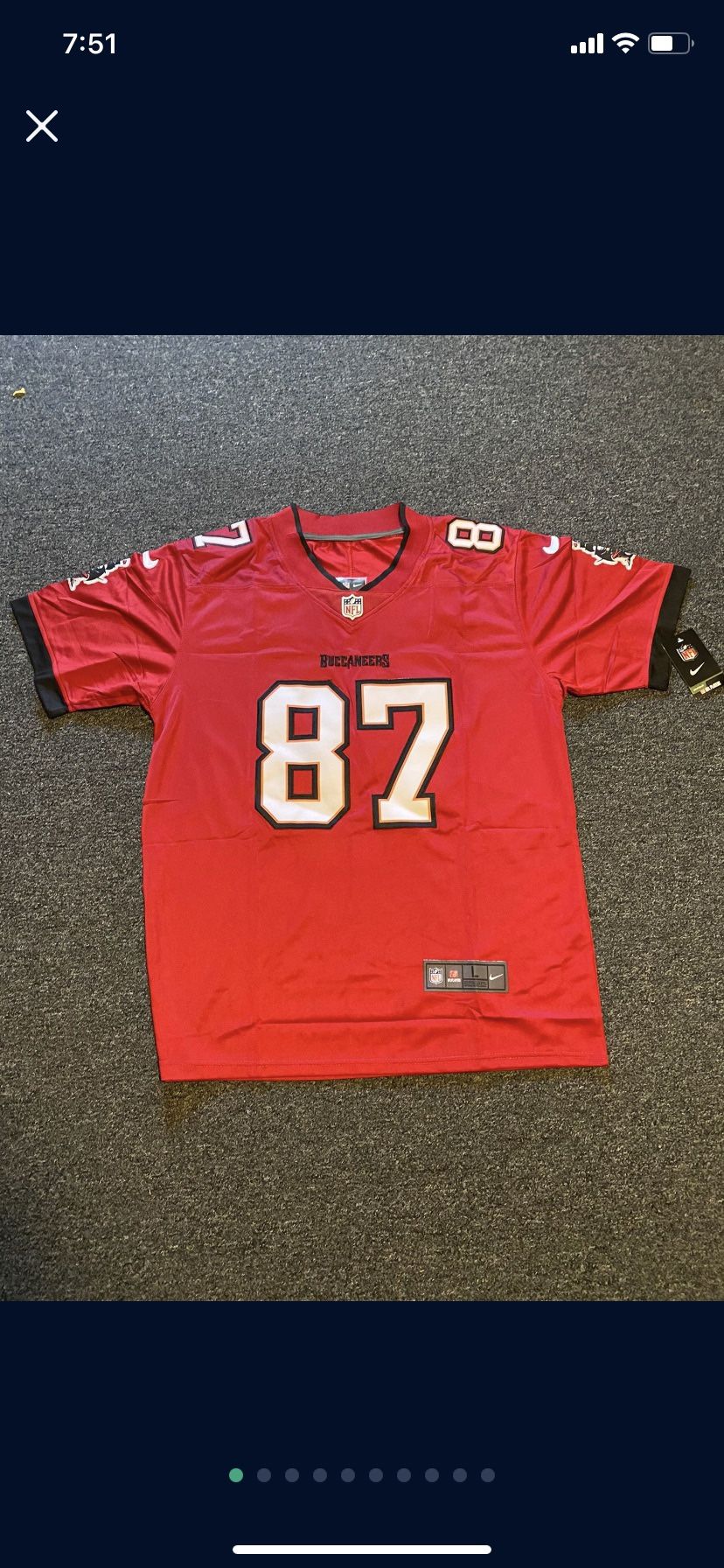 Rob Gronkowski Tampa Bay Buccaneers Jersey