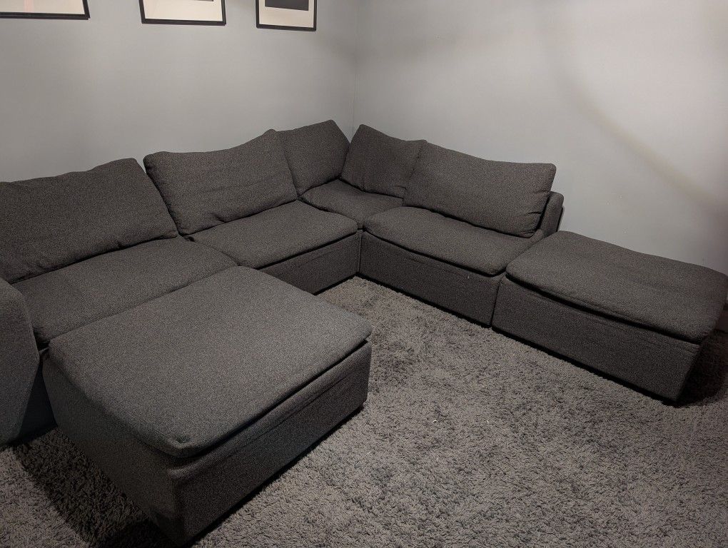 Gray Modular Sofa