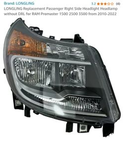 2010-2022 ProMaster Passenger headlight