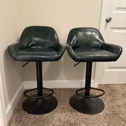 Bar Stools (Dark Green)
