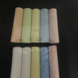 2 Packs Of 5 Thick Colorful Chalk
