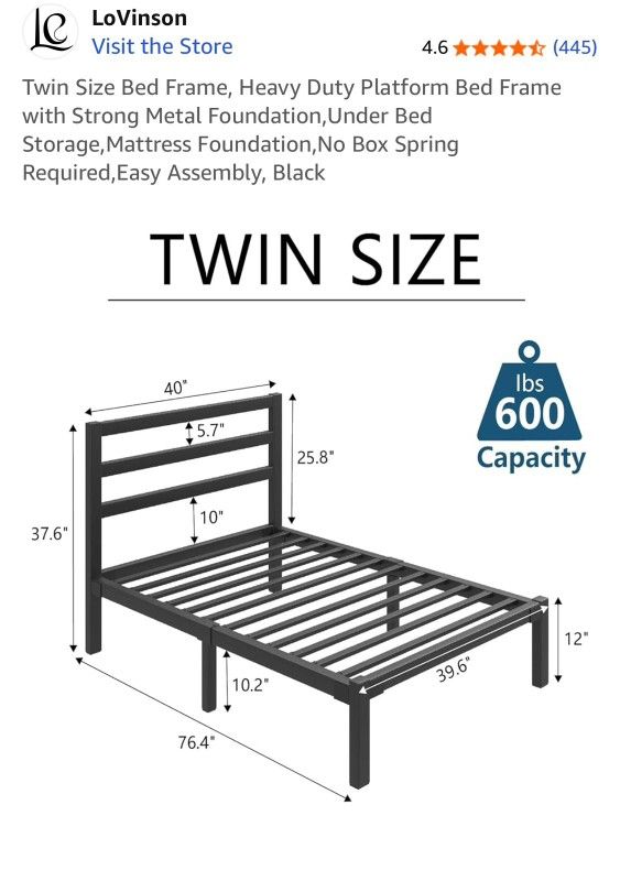 Twin Size Bed Frame