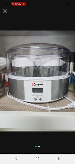 Euro Cuisine Yogurt Maker - YMX650 Automatic Digital Yogurt Maker Machine with Set Temperature