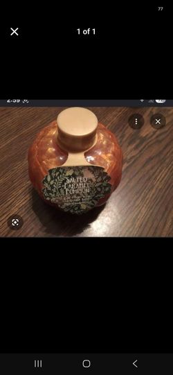 B&bw salted caramel pumpkin bubble bath/body wash