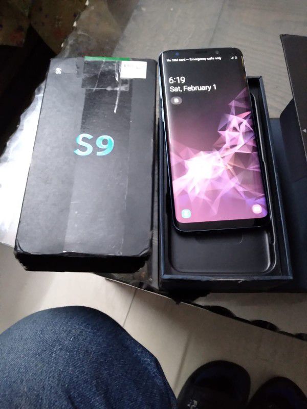 In Box Samsung Galaxy S9 64gb Unlocked 