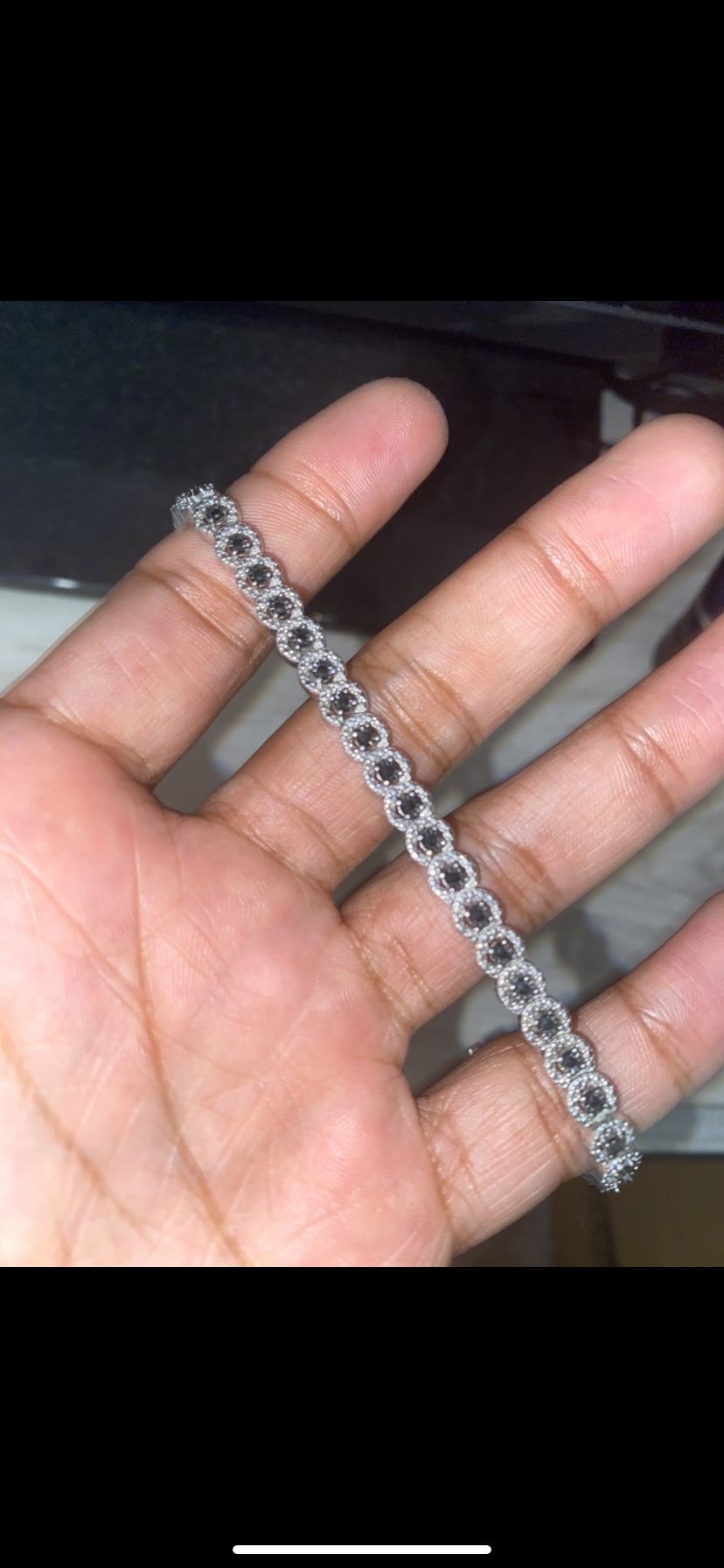 1/4 ct Black Diamond Bracelet