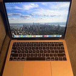  MacBook Air retina 13 inch 2018 nice! 8 GB 128 GB  Gold  with fingerprint sensor
