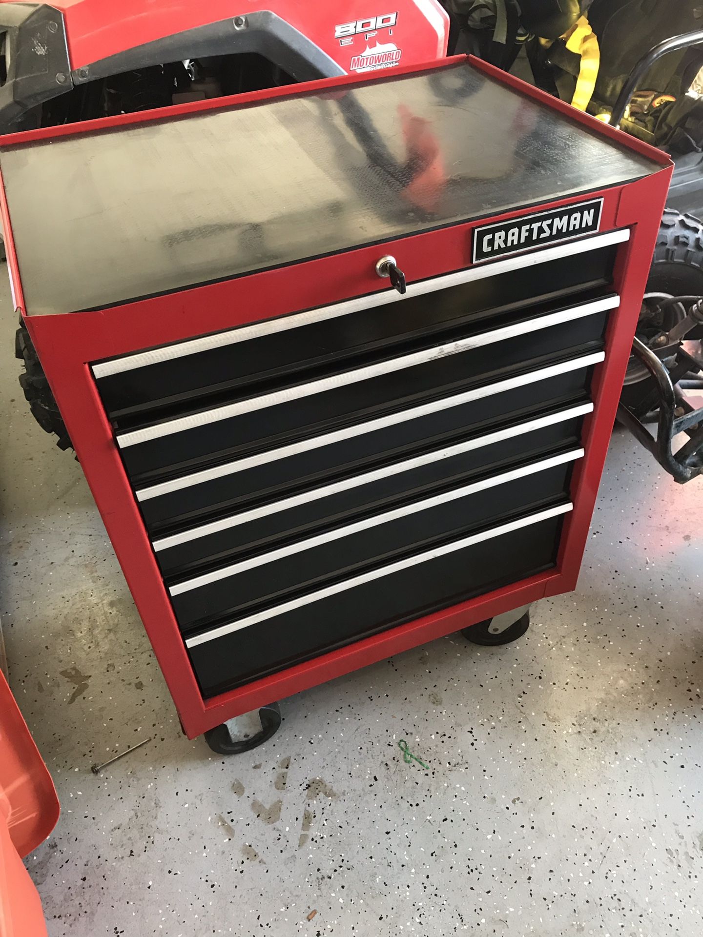Craftsman tool box. 6 drawer roll away