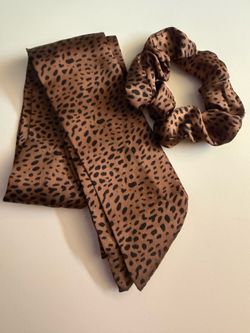 Silk hair tie & scarf