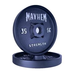 Custom 35lb Deep Dish Barbell Weights